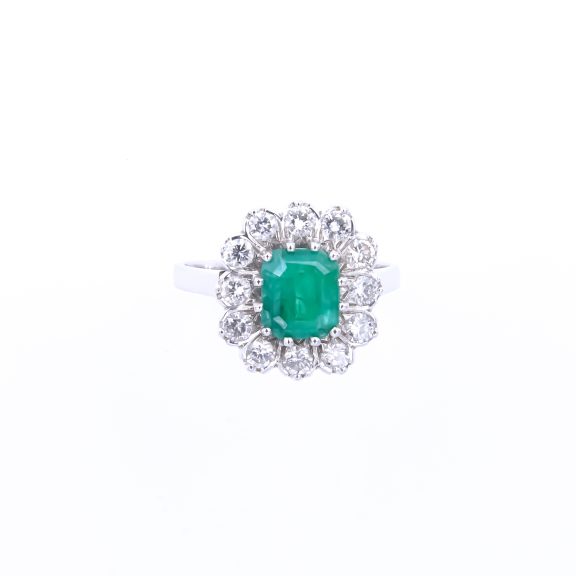 VINTAGE - SMARAGDRING – Bild 2