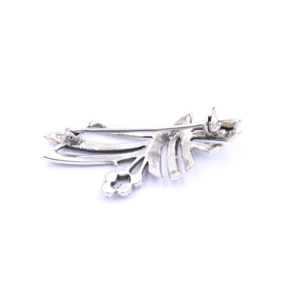 Art Deco Brosche Markasiten – Bild 3